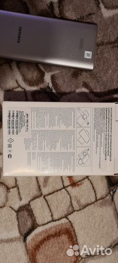 Повербанк Самсунг 10000 с беспроводной зарядкой