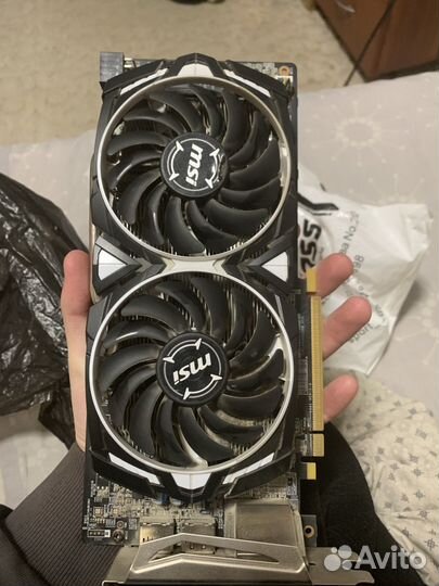 Видеокарта rx580 8gb armor