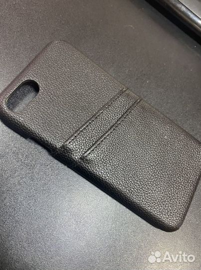Чехол на iPhone 7 (для карт-визитница) кожзам