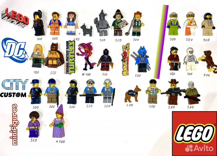 Лего минифигурки разных серий lego minifigeres