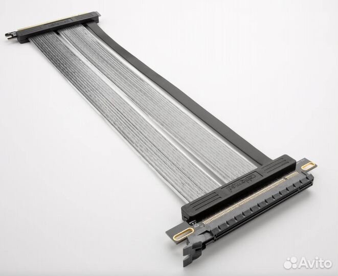 CableMod Straight PCI-e 4.0 Riser Cable Black, 30