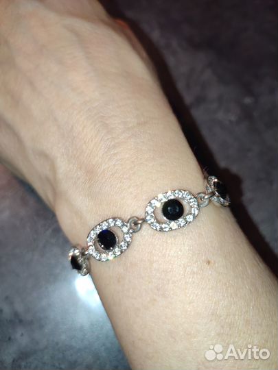 Браслет, серьги бижутерия