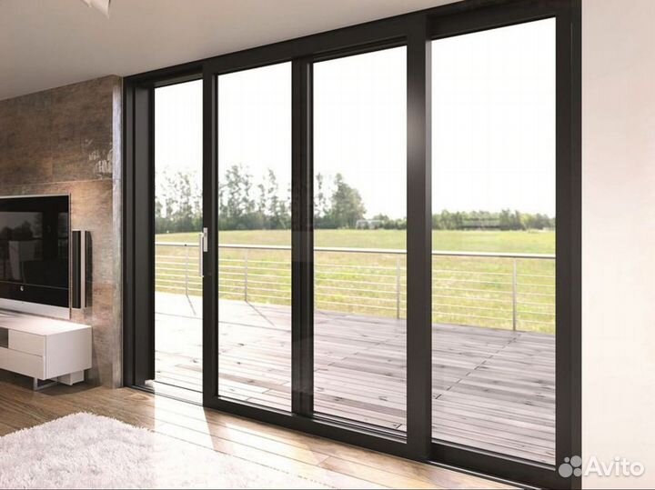 Алюминиевые раздвижные окна