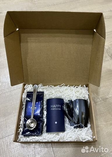 Набор подарочный: кофе молотый, чай, чашка