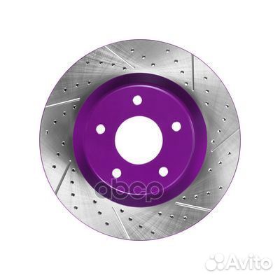 Диск тормозной передний перфорированный nissan