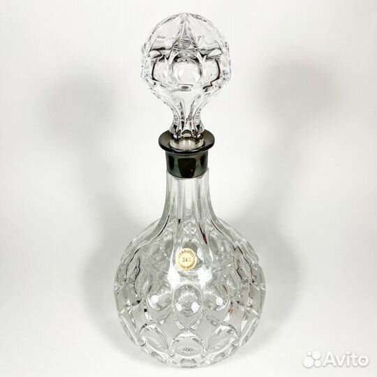Хрустальный графин штоф Nachtmann серебро