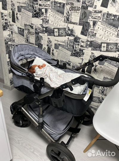 Коляска 3в1 adamex