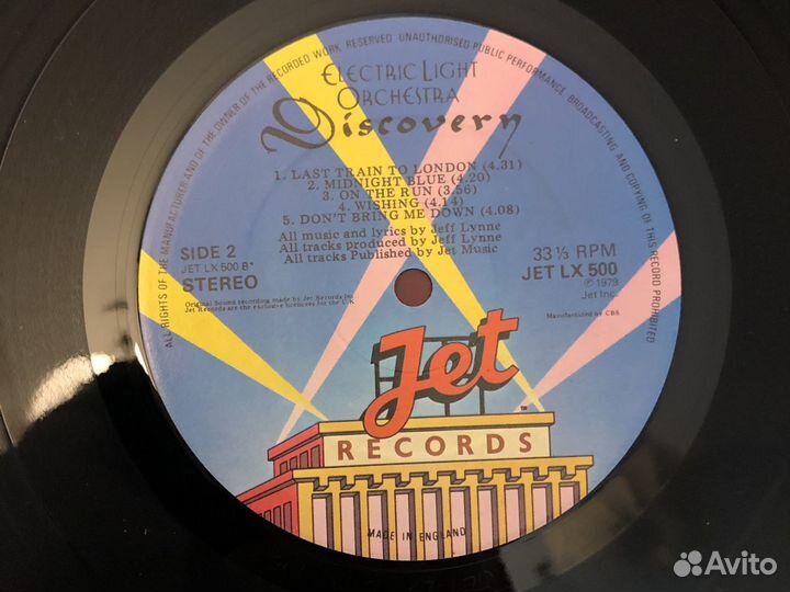 Electric Light Orchestra ELO, lp 1st Pr