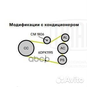 Ролик привод. ремня для а/м Skoda Octavia A5 (0