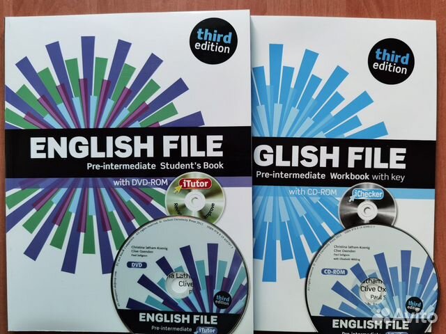 English file pre Intermediate 4th Edition.