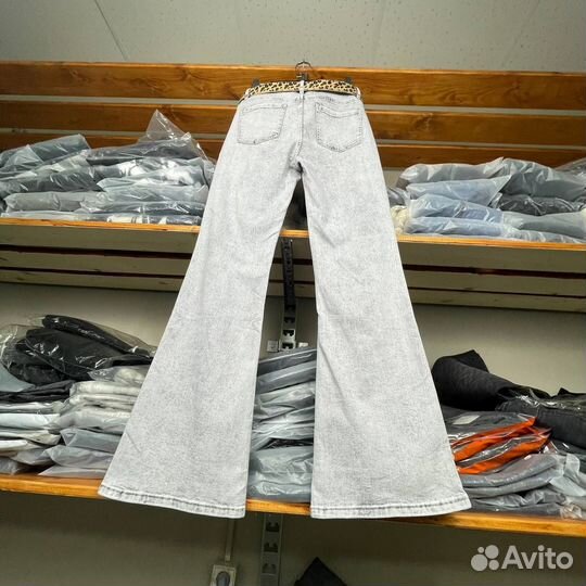 Джинсы клеш Rick Owens Dystopian Bellbottoms