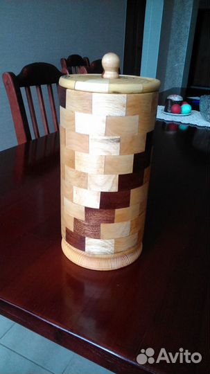 Деревянные банки для продуктов ручной работы