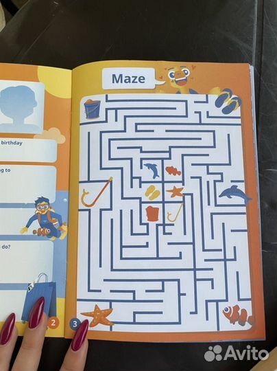 Буклет авиация детский на английском