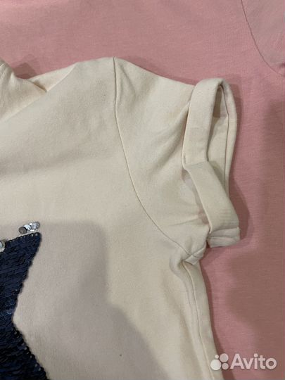 Футболки для девочки 122 128 пакетом