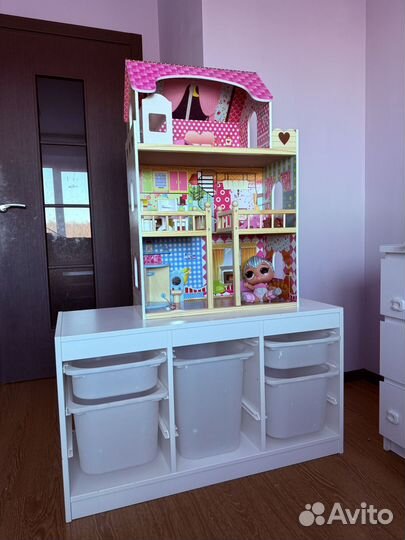 Стеллаж для игрушек IKEA бу