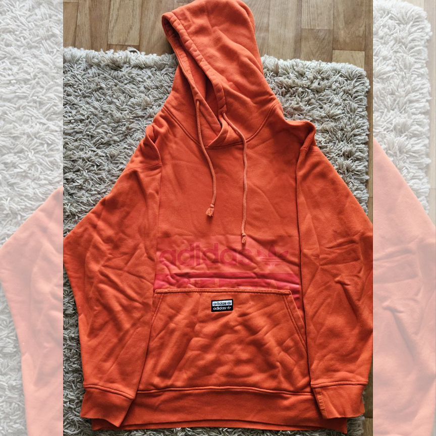 Купить женские оранжевые толстовки и свитшоты бренда Adidas