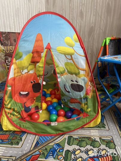 Детская игровая палатка с шариками