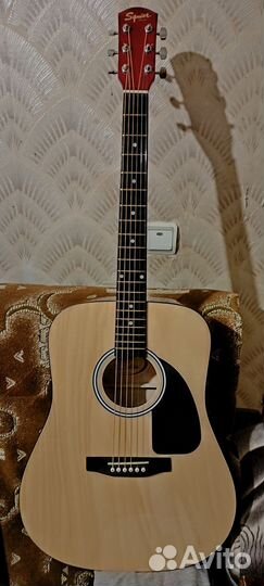 Акустическая гитара fender squier SA-150