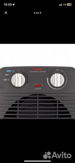 Тепловентилятор Tefal Compact Power