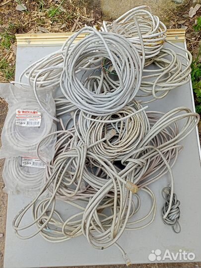 Патчкорды и витая пара 14 шт