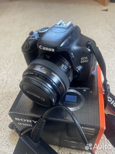 Зеркальный фотоаппарат canon 600d тушка