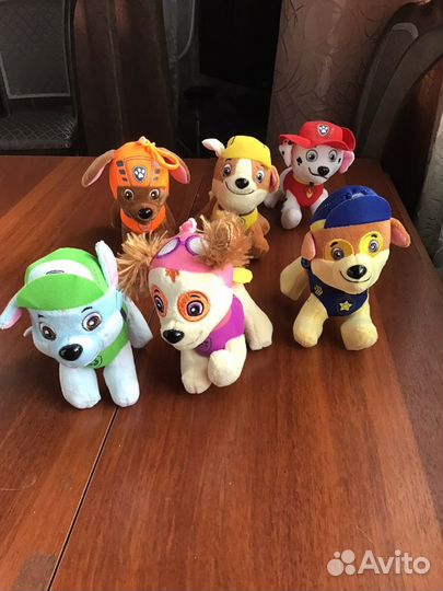Продам мягкие игрушки щенячий патруль. Новые 1500