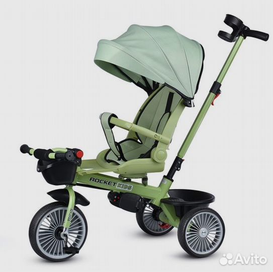 Велосипед коляска с ручкой