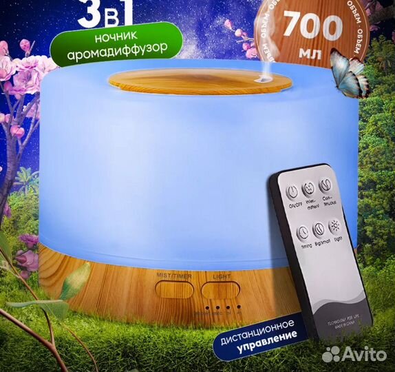 Увлажнитель диффузор ночник