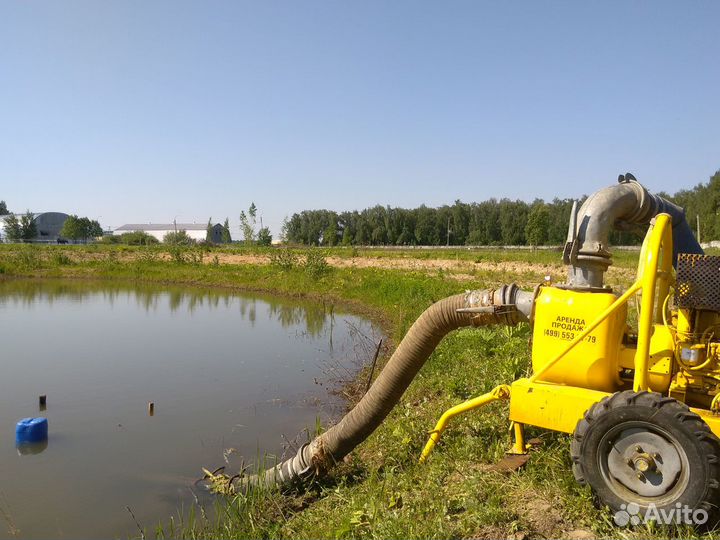 Водопонижение, откачка, мотопомпы Петровское