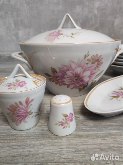 Столовый сервиз фарфор СССР