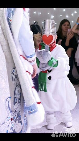 Детский костюм снеговика