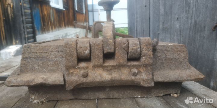 Дверца печная старинная с клеймом