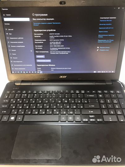 Acer extensa 2510 cori i5