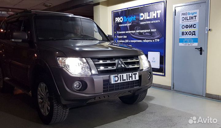 Комплект матричных LED-линз Mitsubishi Pajero 4