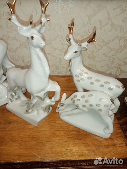 Фарфоровые статуэтки СССР 4шт