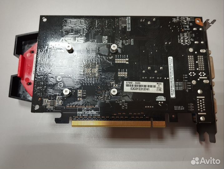 Видеокарта asus GeForce GT 640 2gb