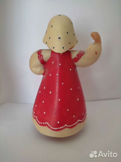 Кукла качалка, кукла маятник, СССР, пластик