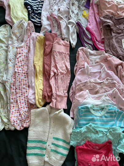 Вещи пакетом на девочку 62-68