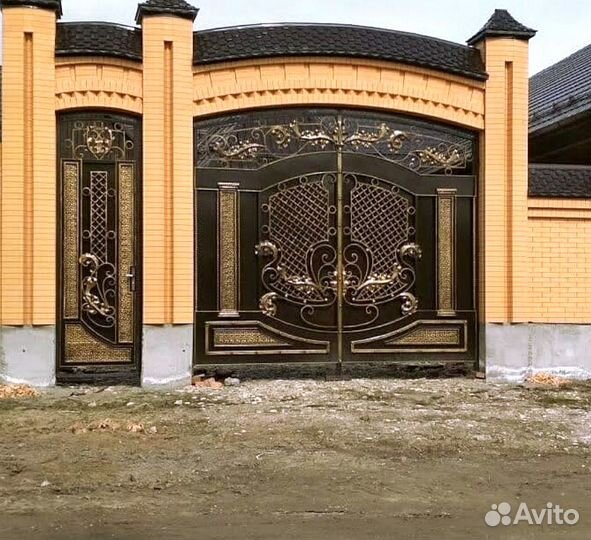 Кованые ворота