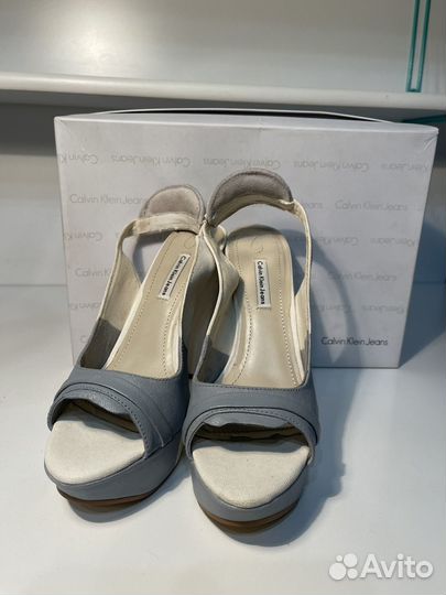 Женские босоножки calvin klein jeans 39 размер