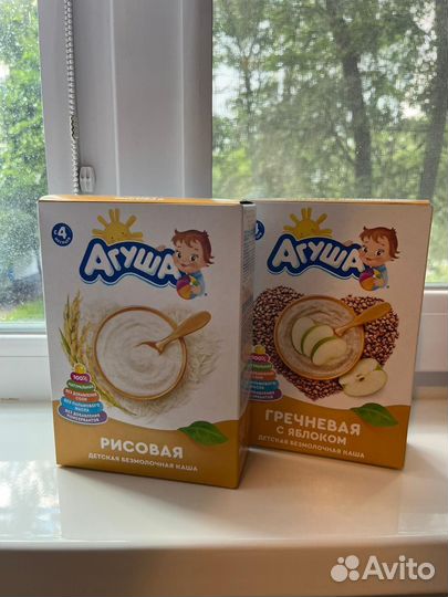 Детские каши Агуша сок агуша