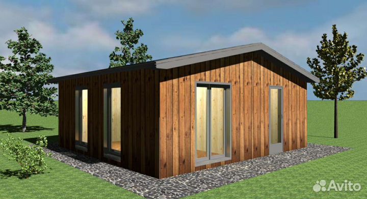 Модульный дом 6х6м