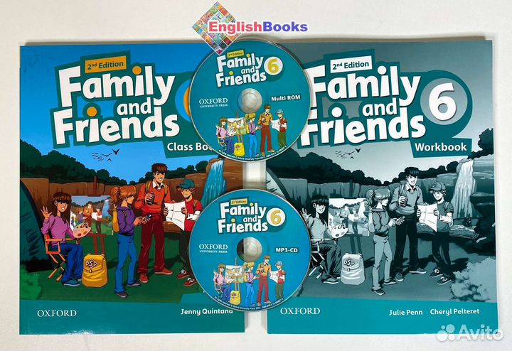 Family and friends 6, 2ed (CB+WB+CD) новые
