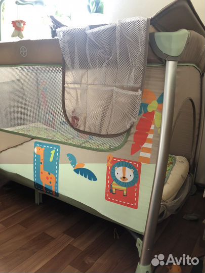 Детская кровать манеж с матрасом