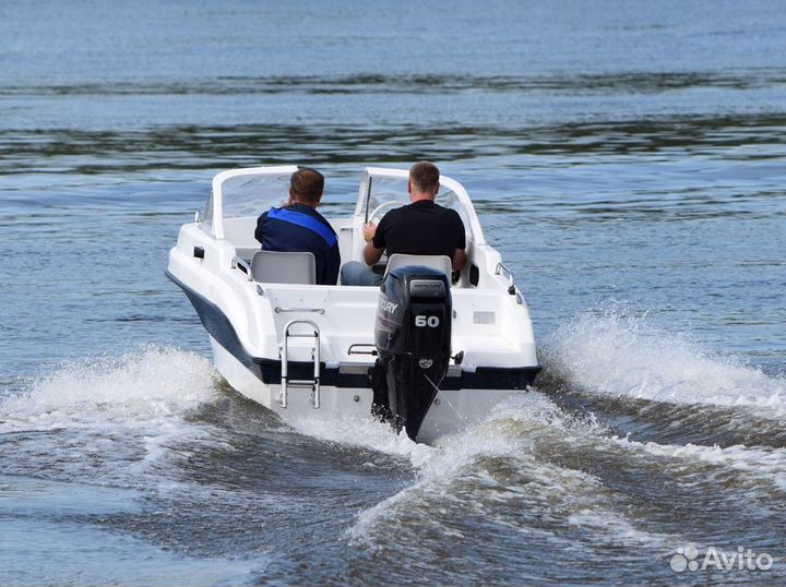 Новый катер (моторная лодка) Неман 450 Open