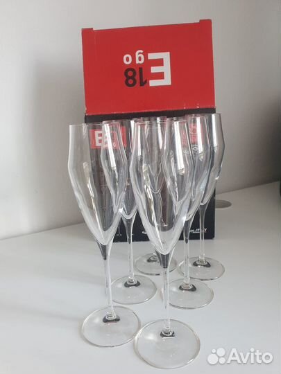 Набор бокалов для шампанского Италия