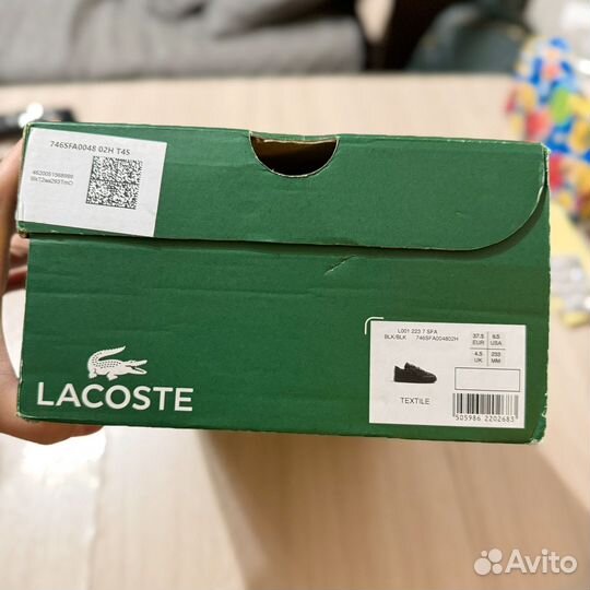 Кеды lacoste L001 оригинал