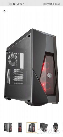 Корпус ATX Cooler Master MasterBox K500lred FAN