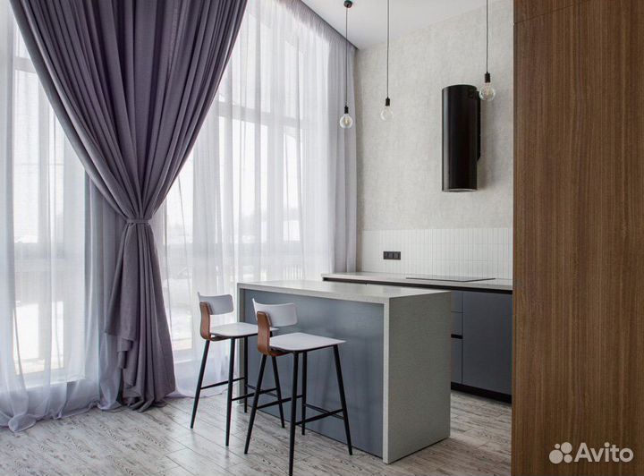 Кухня с островом на заказ