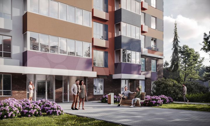 2-к. квартира, 54,4 м², 12/24 эт.